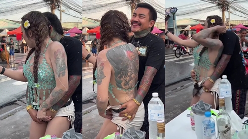 คลิปหลุด XXX ประธานฟลูออฟชั่นคนดัง วันสงการนต์ล้วงหีสาวทรงซ้อ คนเยอะยังล้วงหีขนาดนี้ อยู่สองคนน่าจะจัดหนักกันไปแล้ว