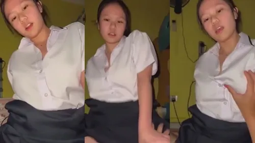 คลิปหลุดนักเรียนไทย เด็กพาณิชย์เงี่ยนหีขย่มควยผู้ หุ่นอวบนมใหญ่โยกควยคาชุด VK ขย้ำยมได้อารมณ์จัด บดควยไม่พักเสียวไปทั้งดุ้น