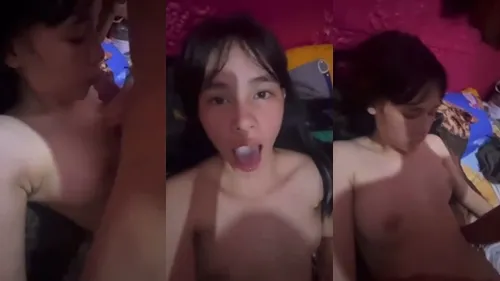 คลิปหลุดทางบ้าน ลูกครึ่งหน้าสวยงานดีเย็ดกับแฟนที่หอพัก XXX ร่านหีจัดเป็นบุญควยไอหนุ่มได้เย็ดของดี ดูดหัวควยเสียวไปทั้งดุ้น ปล่อยแตกคาปากแลบลิ้นโชว์น้ำขาวขุ่นๆ 