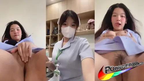 คลิปหลุดพยาบาล น้องออย สาวพยาบาลย่านนนท์บุรี คันหีตั้งแต่ยังไม่ออกเวร xxxx กลับถึงห้องตั้งกล้องติ้วเม็ดแตด หมอยบางงานดีหีสวยจัด ช่วยตัวเองคาชุดพยาบาลขนาดนี้สงสัยอยากโดนคาชุด