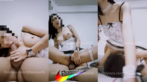 คลิปหลุดโอนลี่แฟน bigmuse96 สาวไทยหุ่นเซ็กซี่น่าเย็ด เล่นเสียวกับแฟนคู่เทพในห้องส่วนตัว ดูดควยมันส์ก่อนซอยหีรัวแรงครางดัง น้ำเงี่ยนไหลแตกในเต็มรูหี